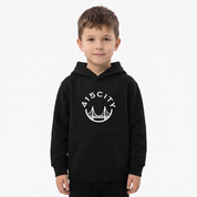 Kid's Black/White Classic Hoodie