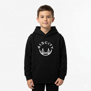 Kid's Black/White Classic Hoodie