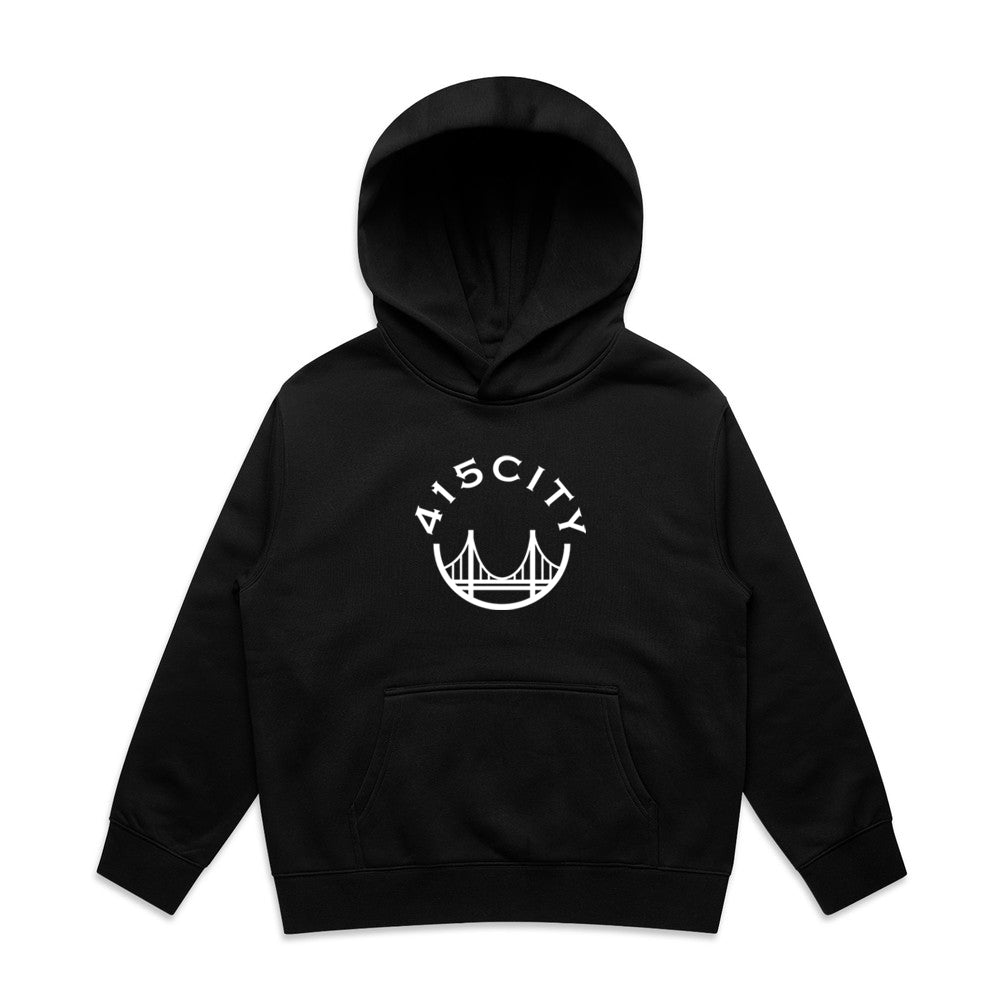 Youth's Black/White Classic Hoodie
