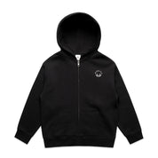 Kid's Black/White Classic Zip Hoodie