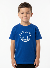 Kid's Bright Royal/White Classic Tee
