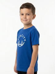 Kid's Bright Royal/White Classic Tee