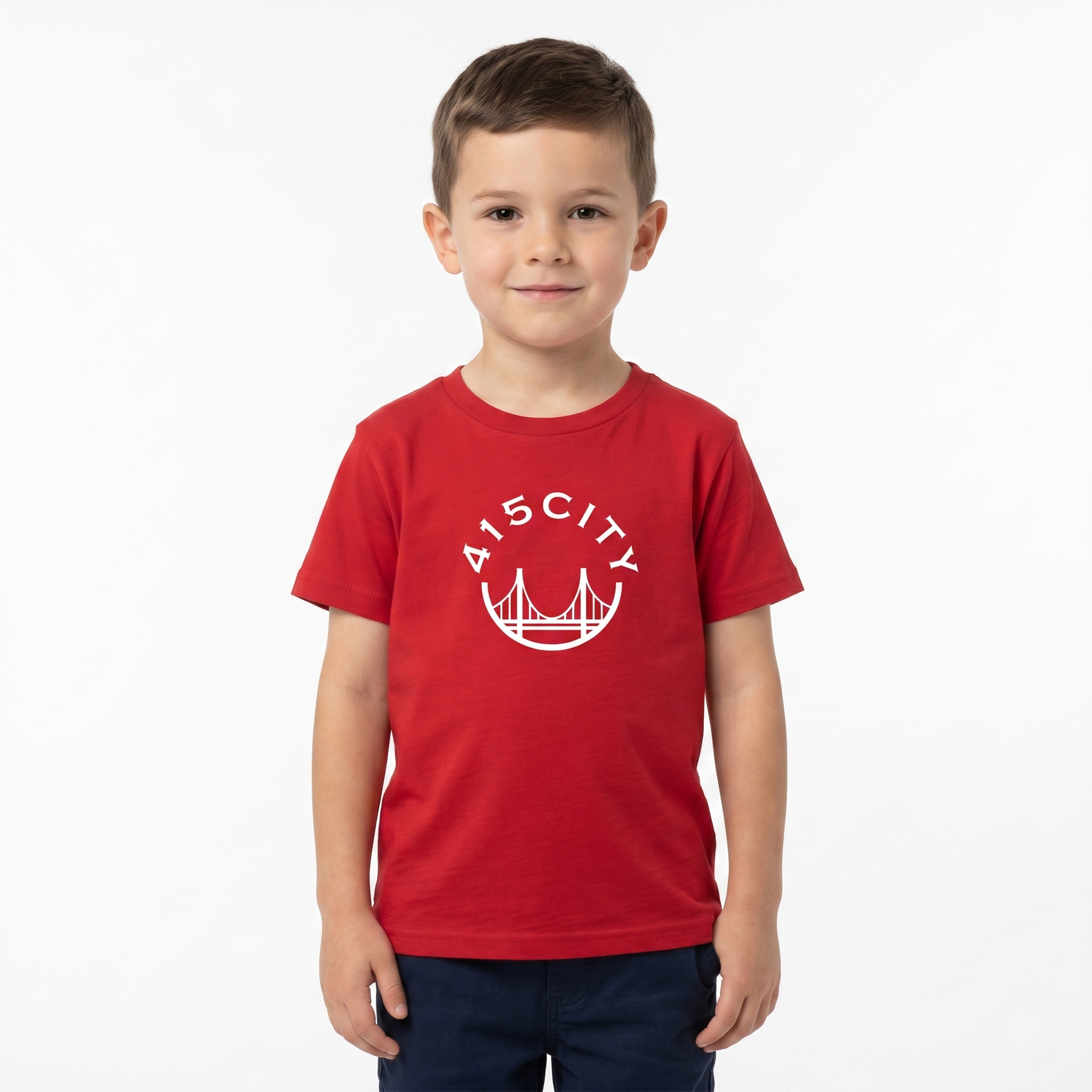 Kid's Red/White Classic Tee