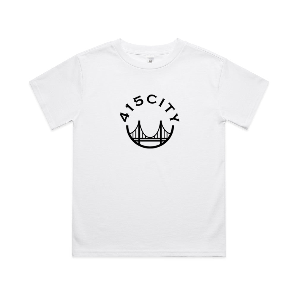 Kid's White/Black Classic Tee