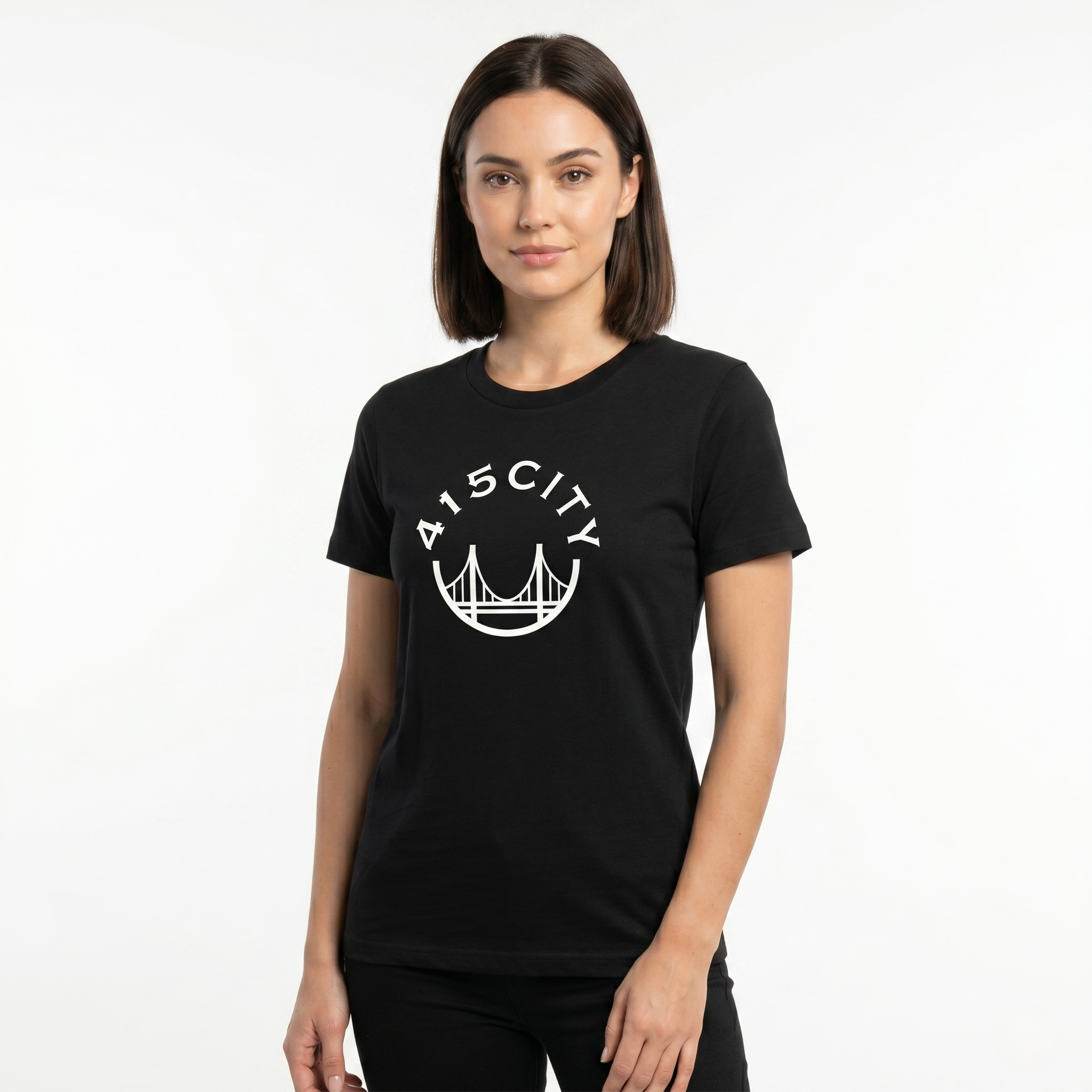 Women's Black/White Classic Tee