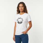 Women's White/Black Classic Tee
