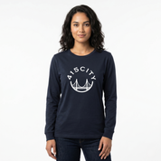 Women's Navy/White Classic Longsleeve