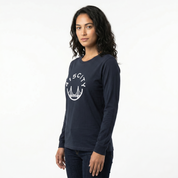 Women's Navy/White Classic Longsleeve