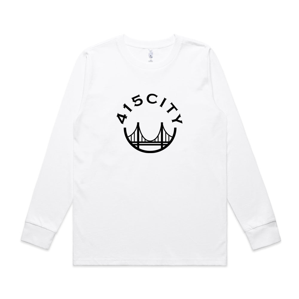 Women's White/Black Classic Longsleeve