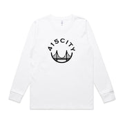 Women's White/Black Classic Longsleeve