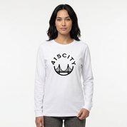 Women's White/Black Classic Longsleeve