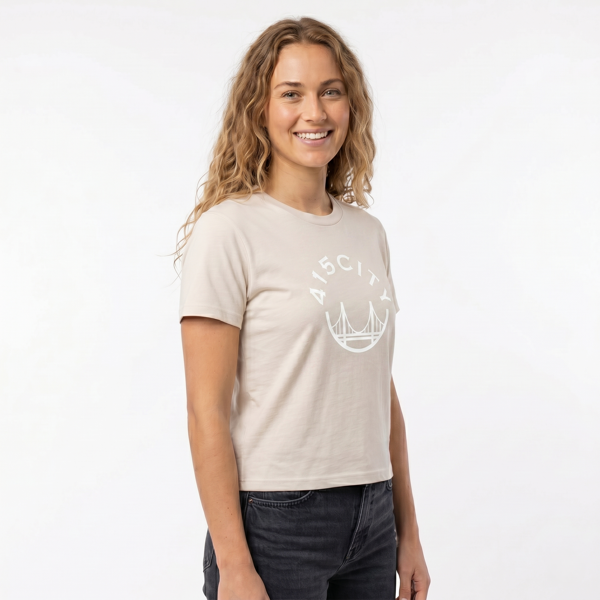 Women's Bone/White Classic Minus Tee