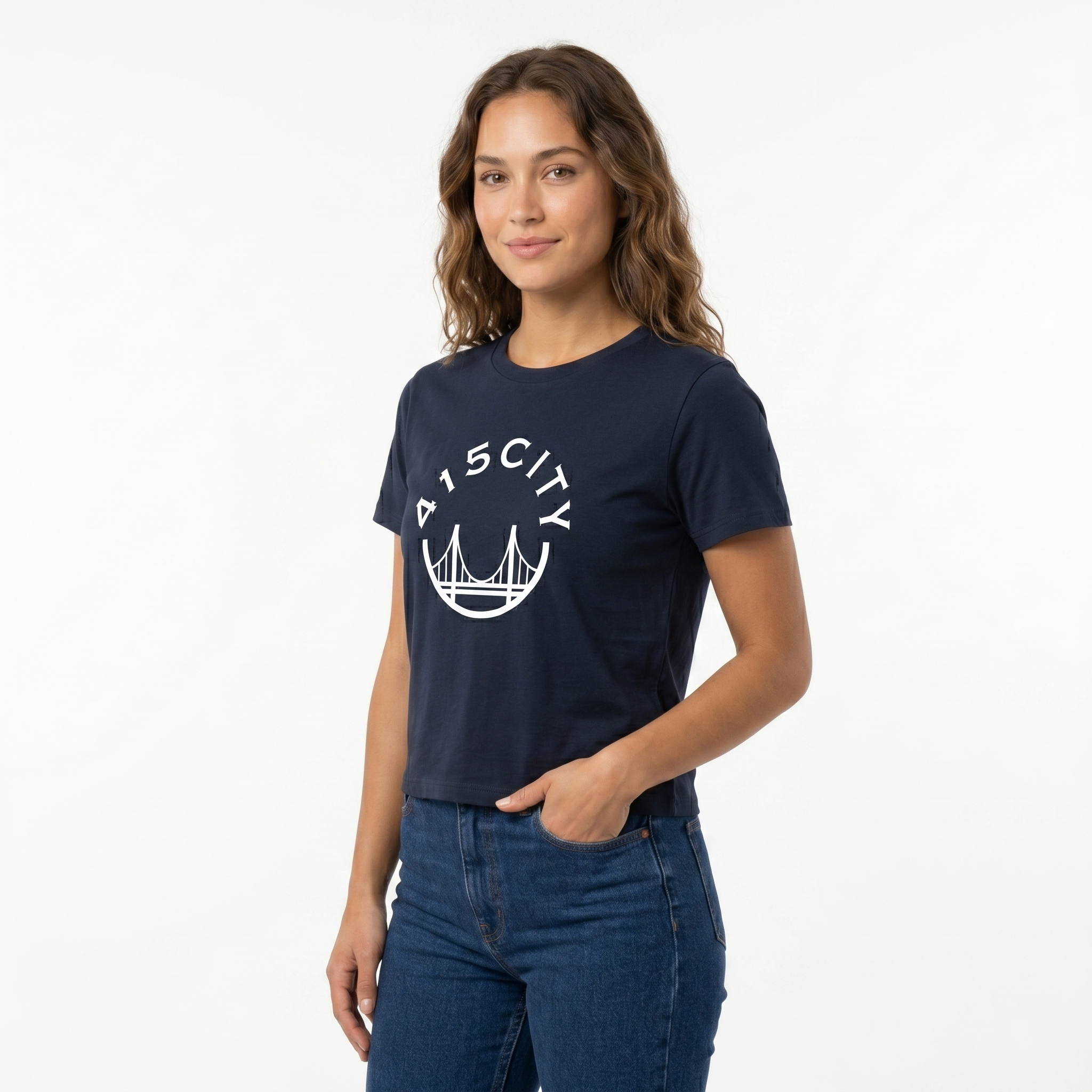 Women's Navy/White Classic Minus Tee