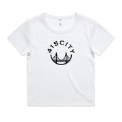 Women's White/Black Classic Rib Tee