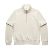 Women's Ecru/White Classic Half Zip Sweatshirt