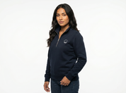 Women's Navy/White Classic Half Zip Sweatshirt