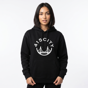 Women's Black/White Classic Heavy Hoodie