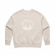 Women's Bone/White Classic Crewneck