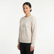 Women's Bone/White Classic Crewneck