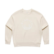 Women's Ecru/White Classic Crewneck