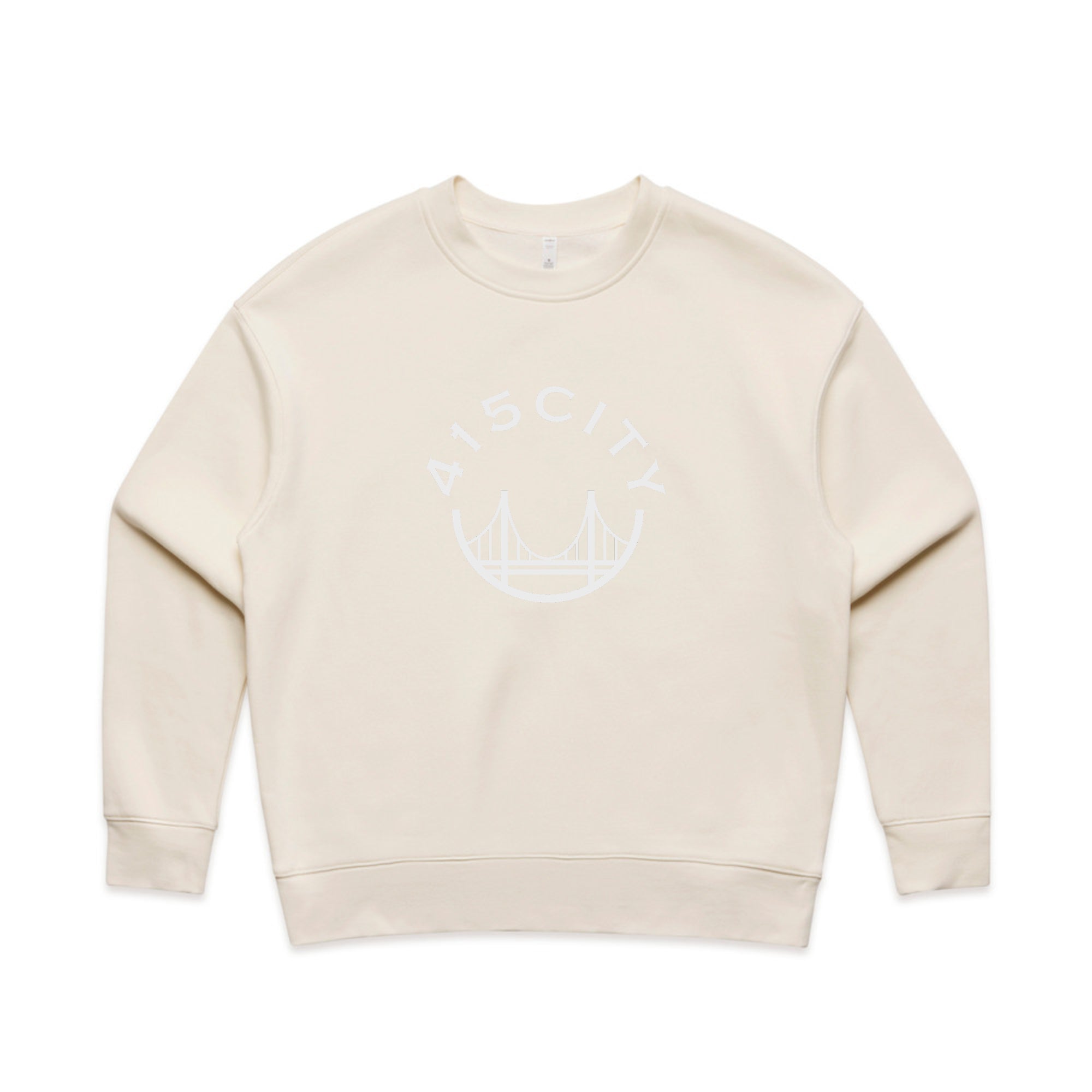 Women's Ecru/White Classic Crewneck
