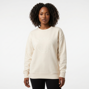 Women's Ecru/White Classic Crewneck