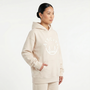 Women's Ecru/White Classic Hoodie