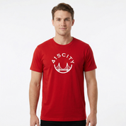 Men's Red/White Classic T-Shirt