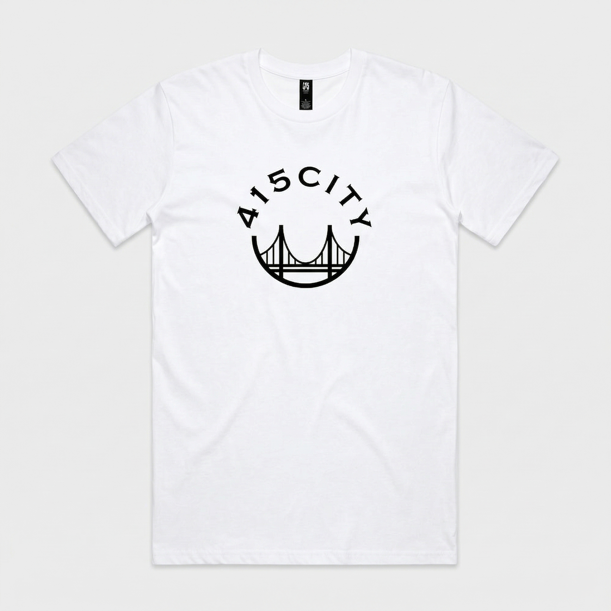 Men's White/Black Classic T-Shirt