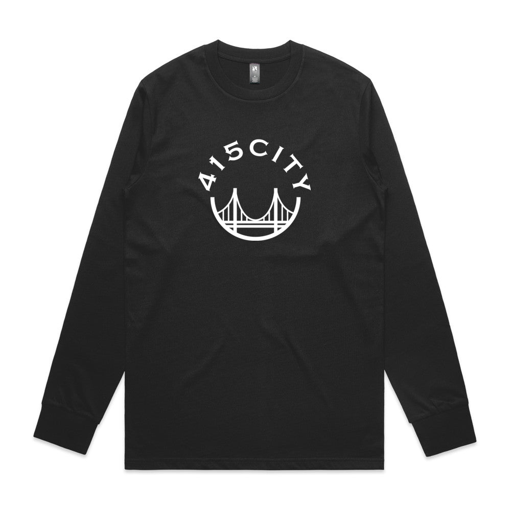 Men's Black/White Classic Long Sleeve Shirt
