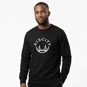 Men's Black/White Crewneck