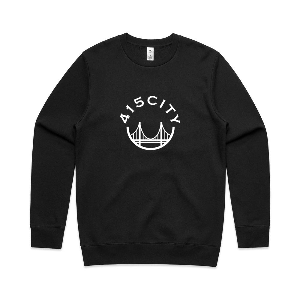 Men's Black/White Crewneck