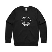 Men's Black/White Crewneck