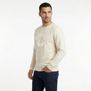 Men's Ecru/White Crewneck
