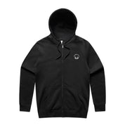 Men's Black/White Zip Hoodie