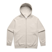 Men's Bone/White Heavy Zip Hoodie