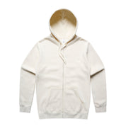 Men's Ecru/White Zip Hoodie