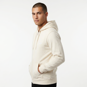 Men's Ecru/White Zip Hoodie