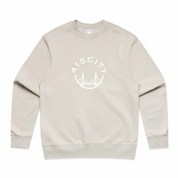 Men's Bone/White Heavy Crewneck