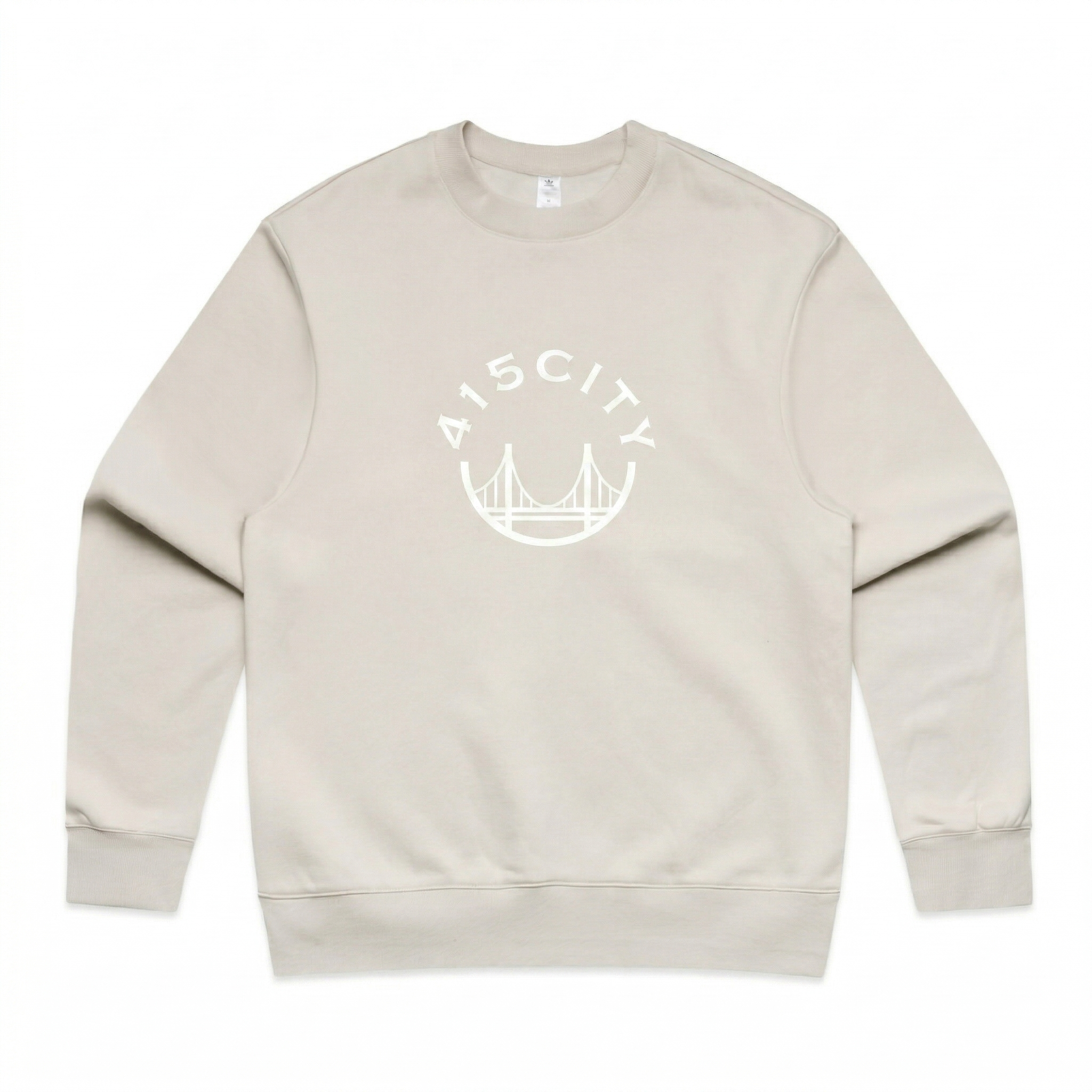 Men's Bone/White Heavy Crewneck