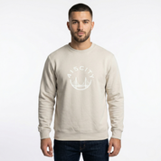 Men's Bone/White Heavy Crewneck