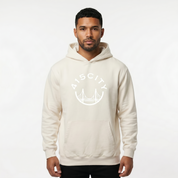 Men's Bone/White Heavy Hoodie