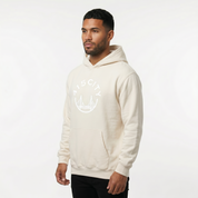Men's Bone/White Heavy Hoodie